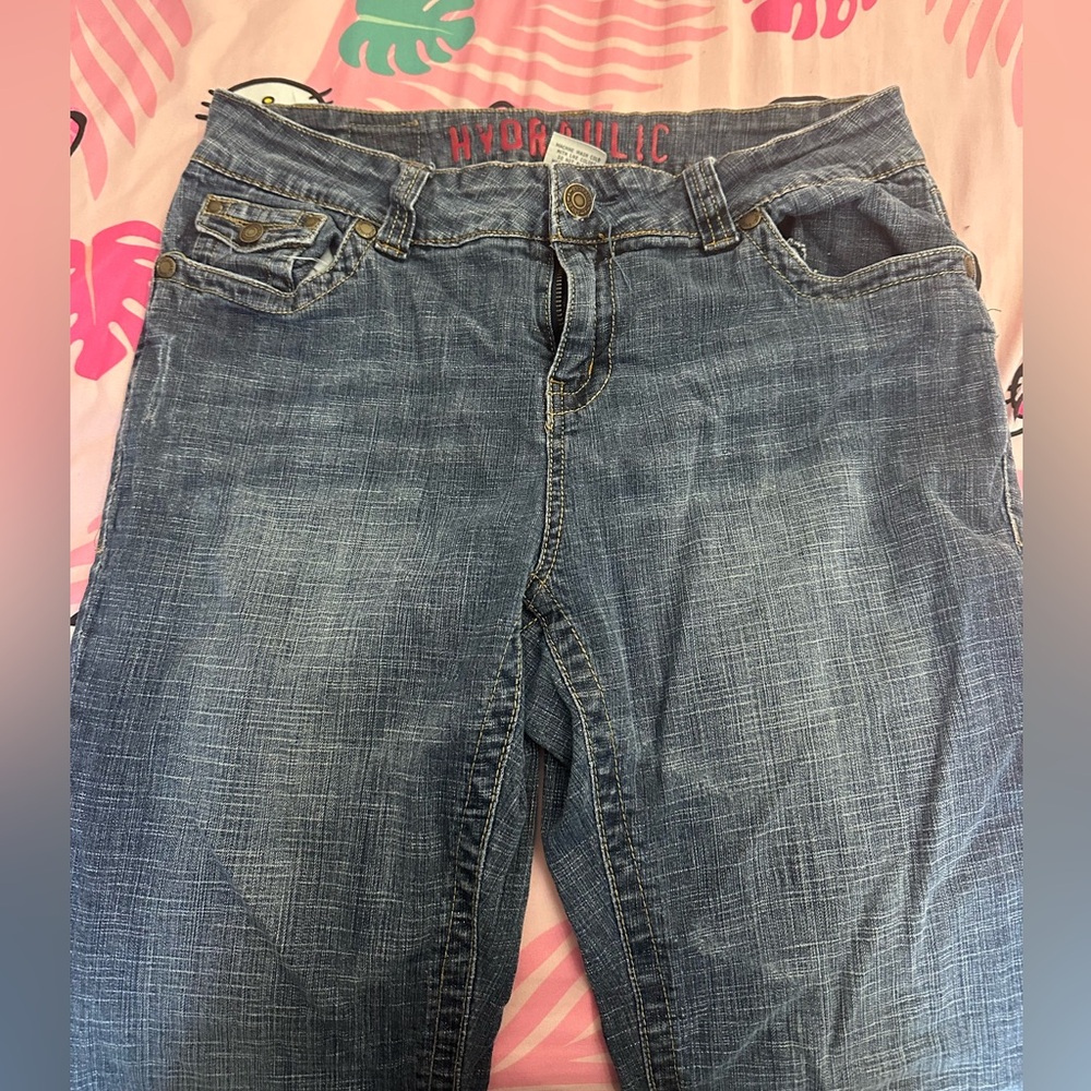 Vintage color bootcut jeans